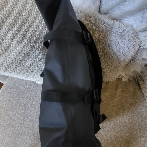 Black Roll-Top Backpack - Picture 5 of 10